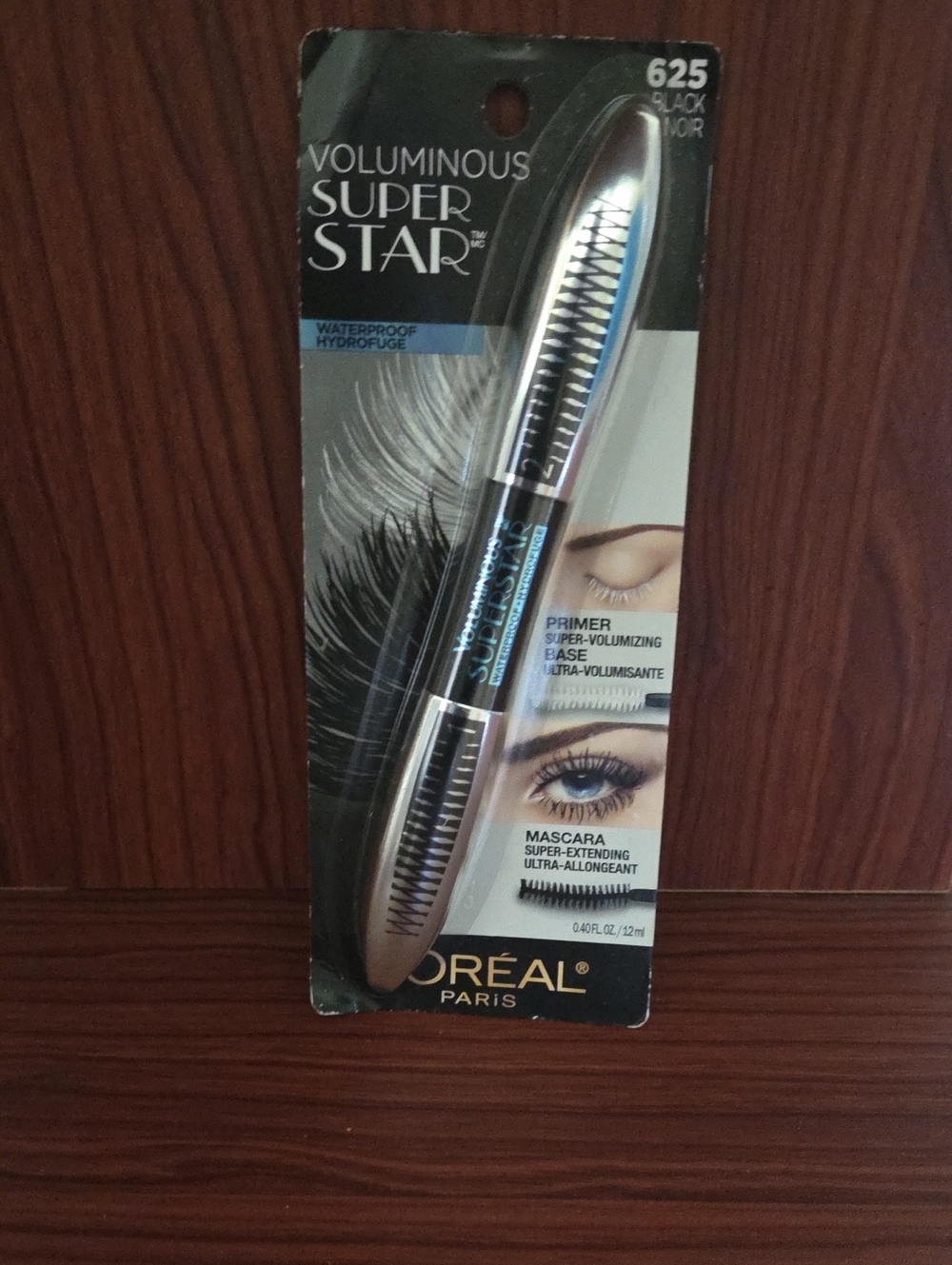 L'Oreal Voluminous Super Star Mascara 625 Black